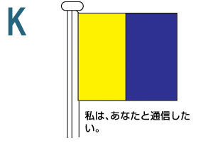 K 私は、あなたと通信したい。